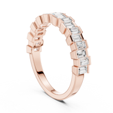 Sorelle Half Eternity Baguette Modern Ring